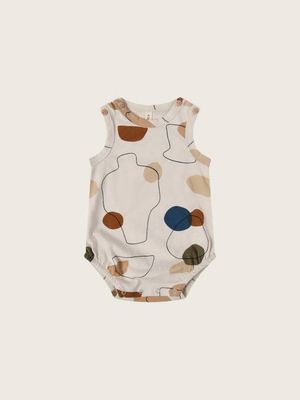 Ceramics Sleeveless Bodysuit