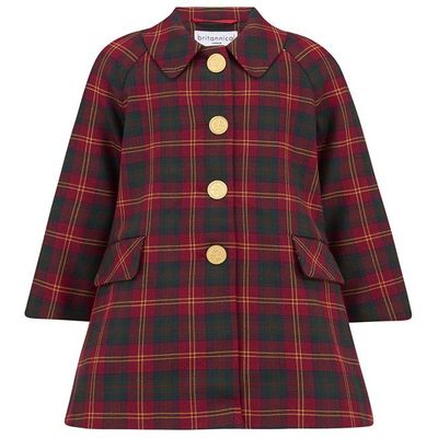 Islington Girls Coat - Classic Tartan