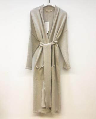Shirley Recycled Cotton and Wool Cardigan In Stone