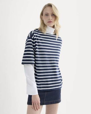 Mariner Tee | Navy / Bone