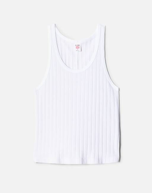 Hanes 60s Hemp Tank - Optic White
