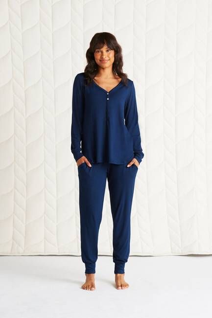 Henley Top + Harem Pant