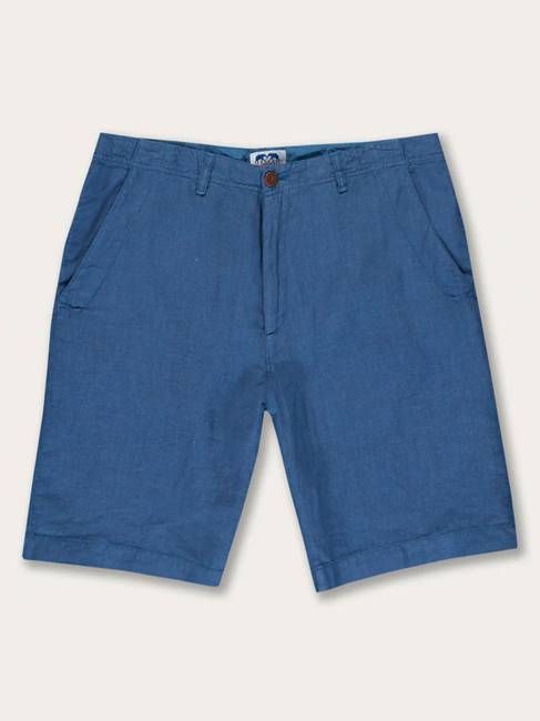 Men's Chambray Burrow Linen Shorts