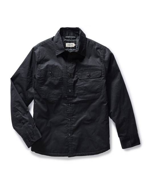 The Fender Jacket in Coal Dry Wax