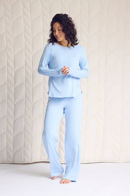 Relaxed Long Sleeve Top + Pajama Pant