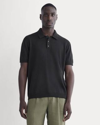 No-Sweat Polo | Black