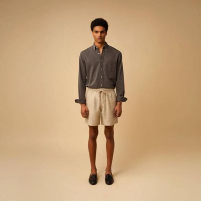 LINEN SHORTS