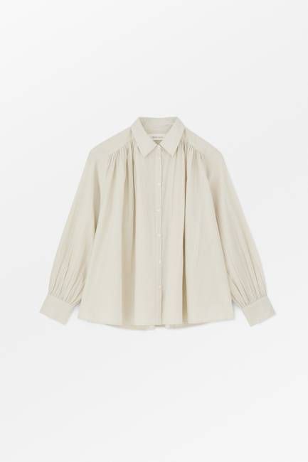 Louise shirt - Light blue/White stripe