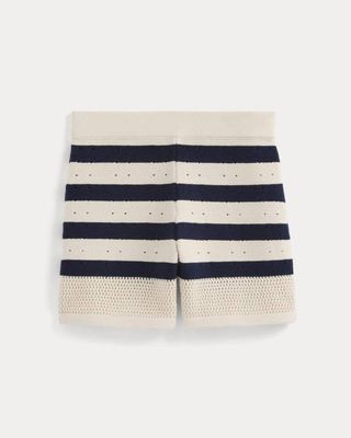 Open-Knit Short in Everyday Cotton | Canvas / Navy