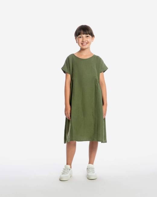 Boxy Dress olive