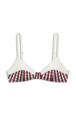 Simone Retro Top in Checkmate