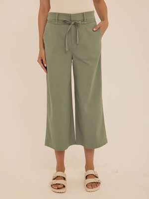 Bemmie Stretch Twill Relaxed Capri Pant