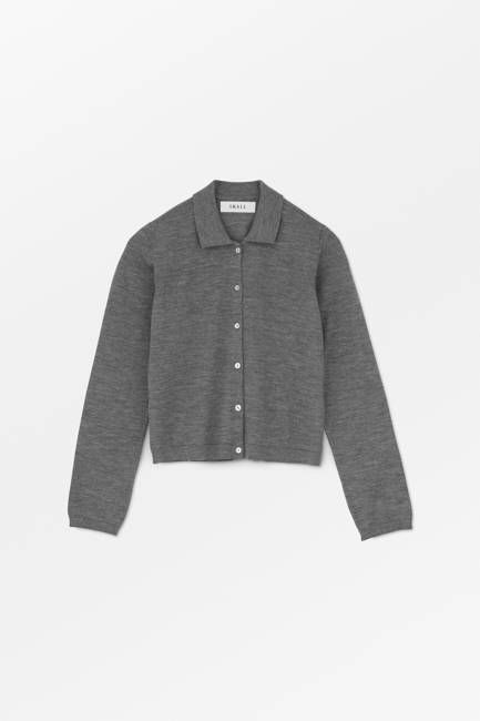 Amethyst cardigan - Grey melange