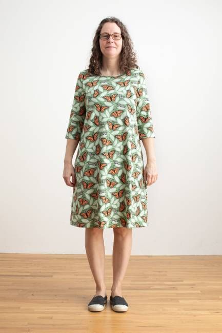 Helsinki Dress - Monarchs Dark Green