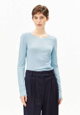 EINIAARA WEICHES LANGARMSHIRT | blue glow