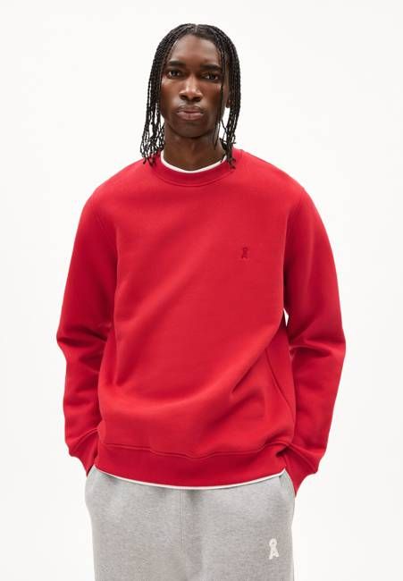 BAARO FLEECE SWEATSHIRT | scarlet red