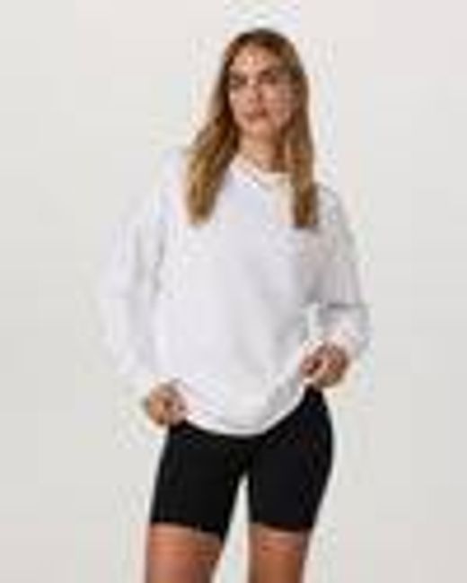 Restore Oversized Crew 2.0 | White | Vuori