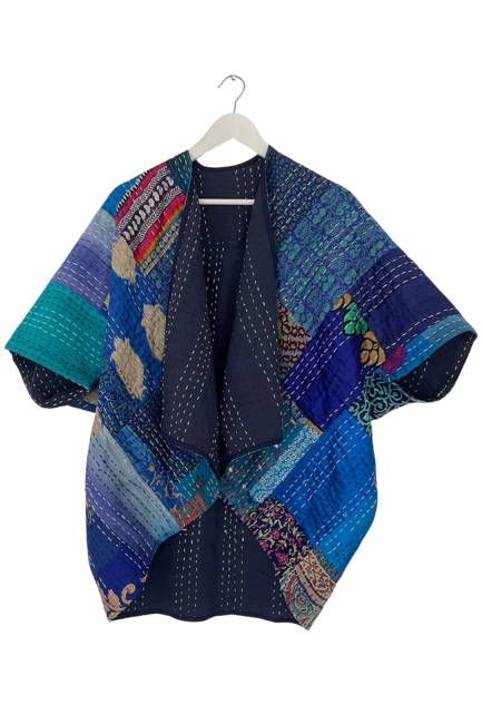 NEW! Vintage Patchwork Stories PETITE SIZE Kimono No.97