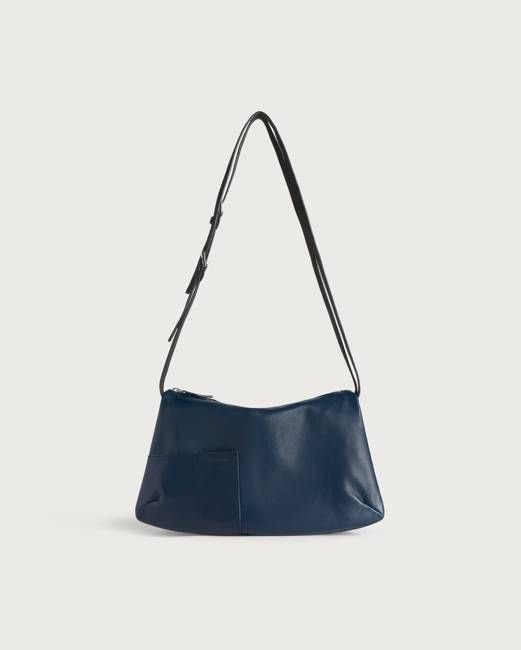 Thinking Mu Navy and Black Almiel Leather Bag