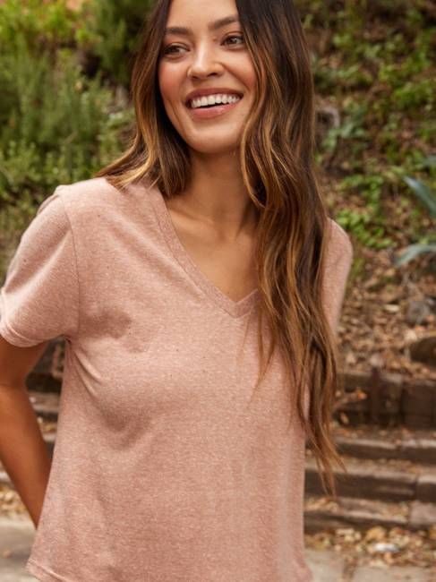 Ada Triblend V-Neck Tee