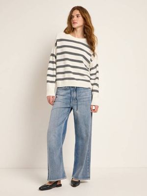 Striped sweater (GOTS)