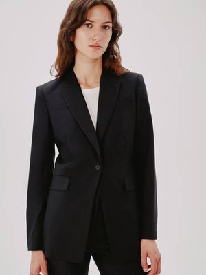 Single Button Jacket - Resale | Black