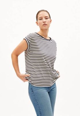 JILAANA STRIPES| night sky-oatmilk