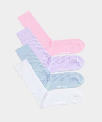 Ribbed Pastel Dreams (4-pack)