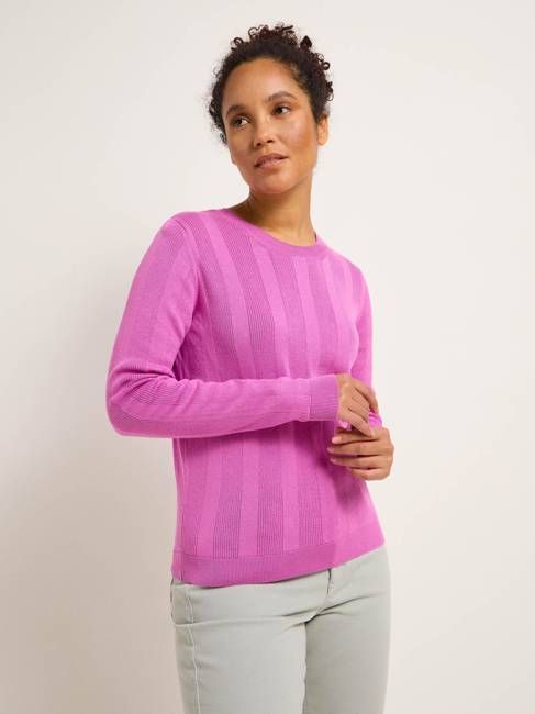 Wide rib sweater (GOTS)