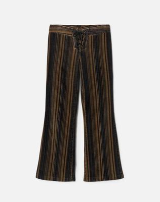 Y2K Stripe Corduroy Pant -#1271