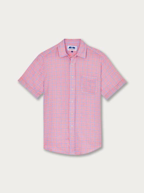Men's Octopus Kiss Manjack Linen Shirt