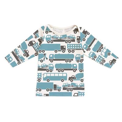 Long-Sleeve Lap Tee - Big Rigs Blue