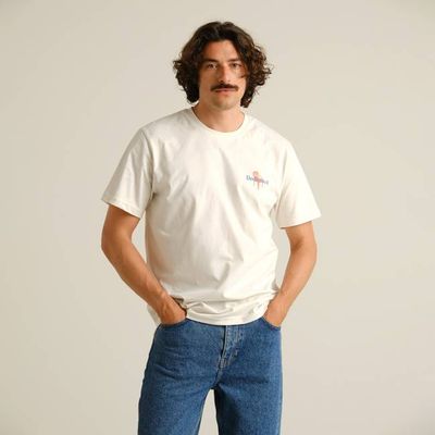 DEDICATED - T-shirt Stockholm Siesta Life Off-White