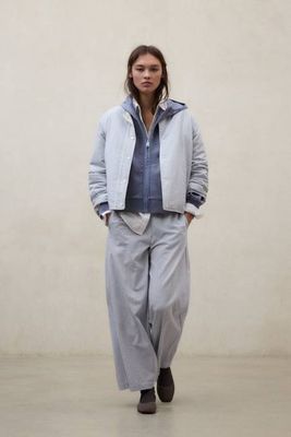 BLAU-WEISSE WENDEJACKE GABI