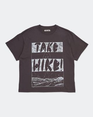 Grateful Tee SS - Charcoal Take A Hike