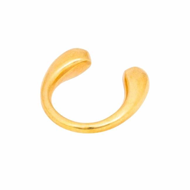 Jelani Recycled Brass Adjustable Ring