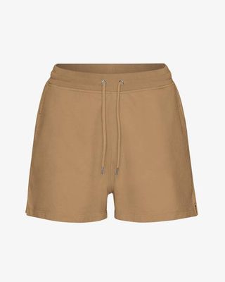 Bio-Sweatshorts für Damen - Sahara Camel