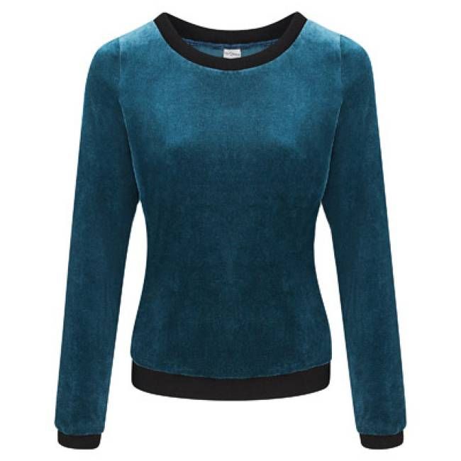 Bio Nicki Pullover Onne blau / schwarz - kaufen