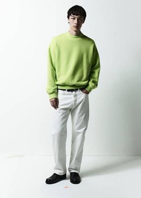 Magnus Trouser Jean in Chlk White