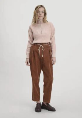 Relaxed corduroy trousers made from pure organic cotton