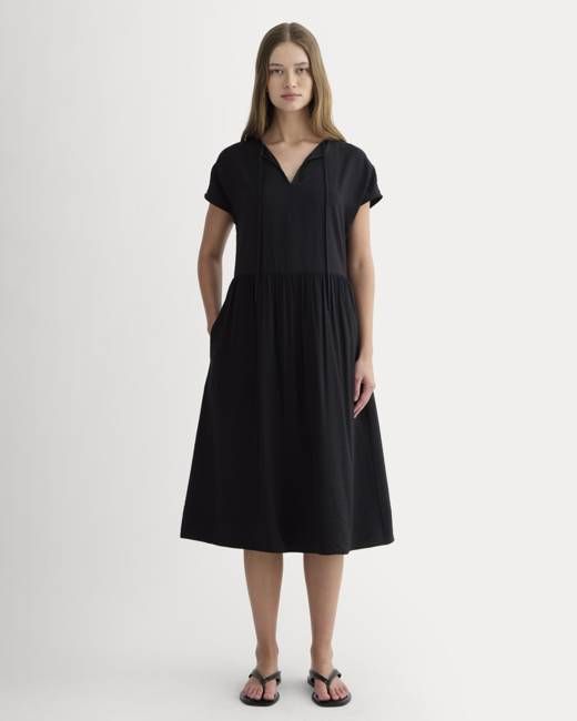 The Midi Dress in SoftLuxe | Black