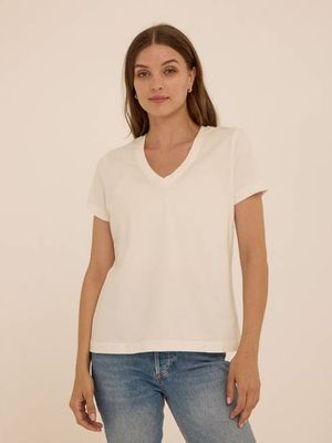 Aria Essential Jersey V-Neck Tee