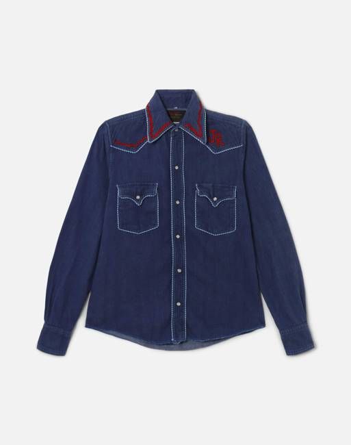 70s Champion Western Embroidered Pearl Snap Shirt