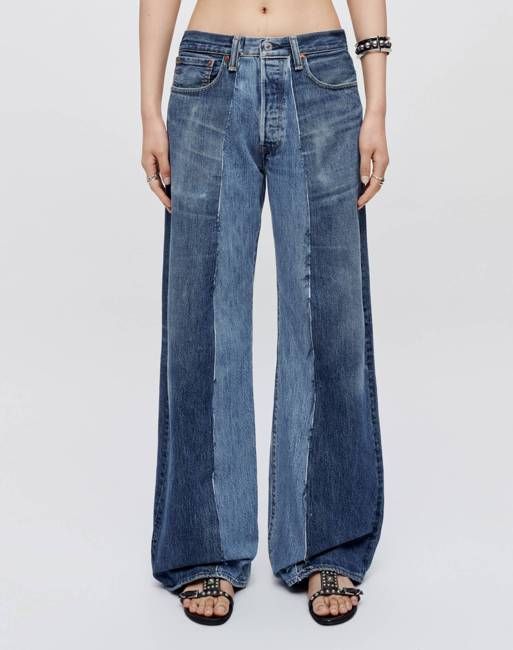 Levi's Fray Palazzo - Indigo