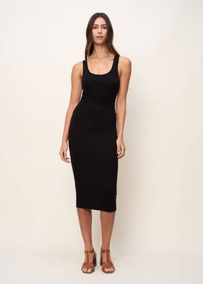 The Scoop Neck Midi Dress