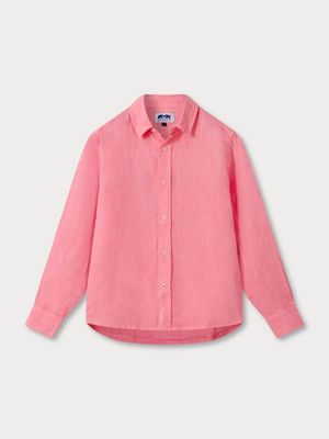 Kids Watermelon Abaco Linen Shirt