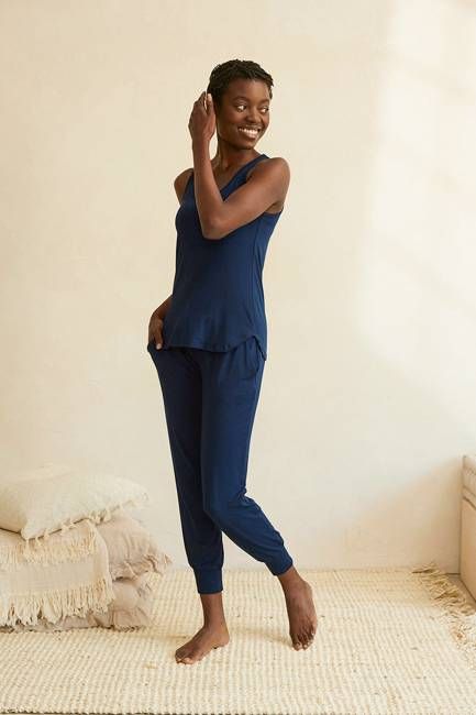 Tank Top + High Waisted Harem Pant