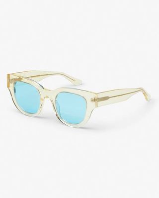 Sunglass 06 - Soft Yellow - Blue