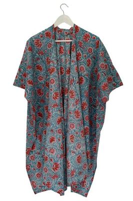 NEU! Baumwoll-Blockprint-Coverup Nr. 75