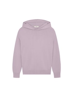 Archive Womens Regenerative Merino Wool Hoodie—raisin purple